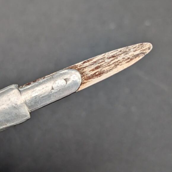 Vintage Harper Whiskey Seal Cutter Figural Bottle Advertising Mini Silver Tone - Picture 7 of 9